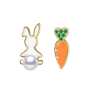 TIMELESS. PEARL Earring, White, Stud