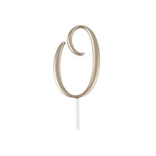 Lillian Rose Cake Topper, 3.5", Gold