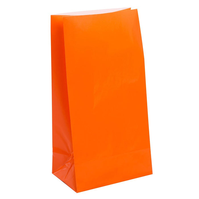 Unique Gift Wrap, 12 Count (Pack of 1), Orange