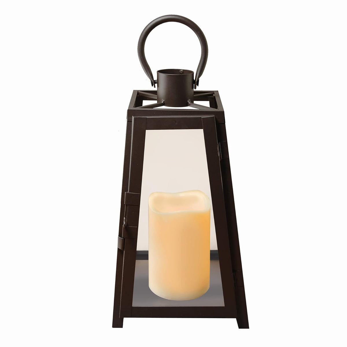 Lumabase Electric Lantern, 11", Black