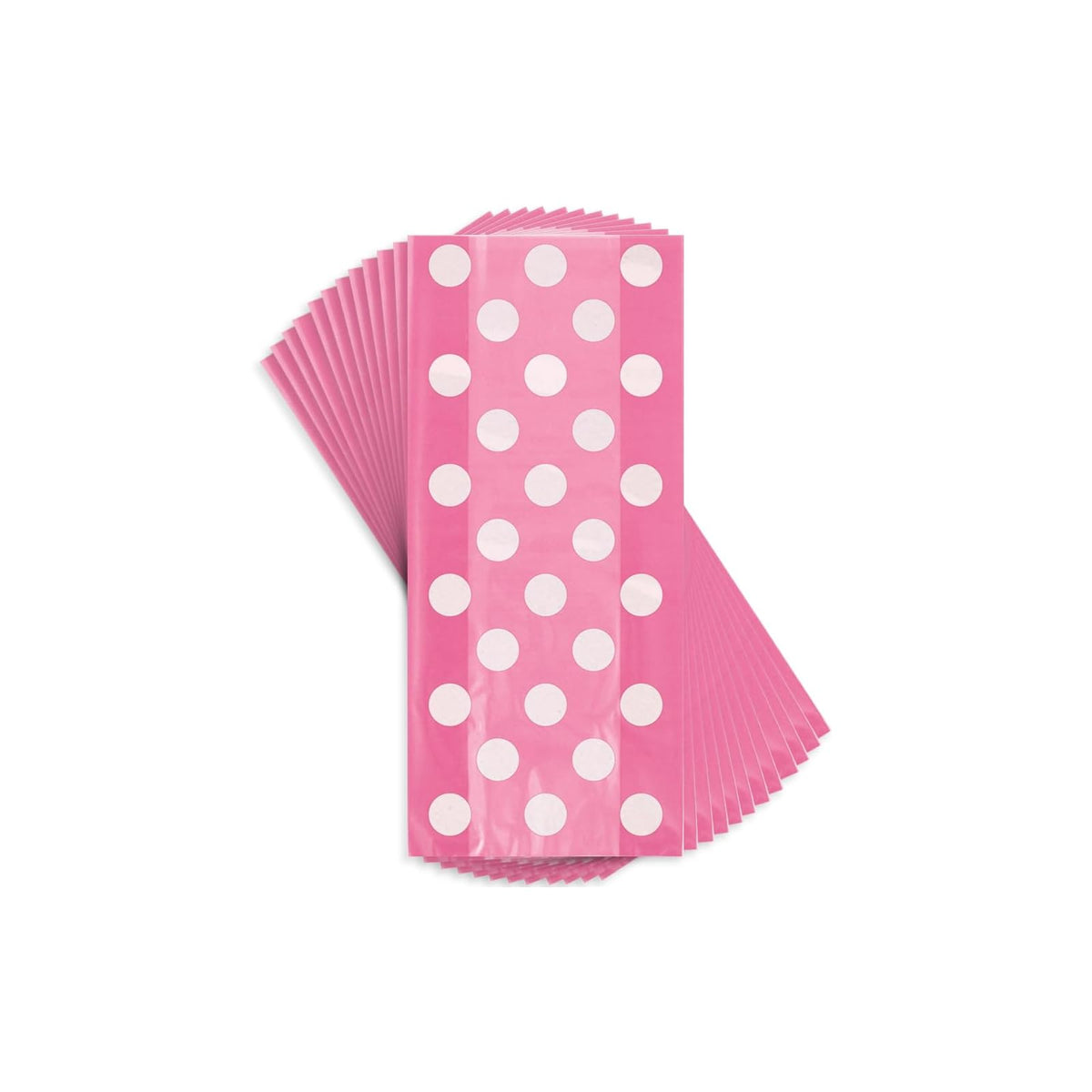 Unique Party Gift Wrap, 20 Count (Pack of 1), Hot Pink