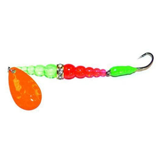 Mack's Lure Fishing Hook, Size 6, Green Orange
