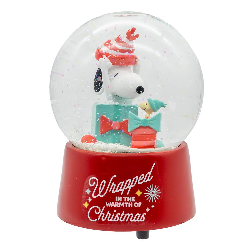 Peanuts Snow Globe, Red, Classic