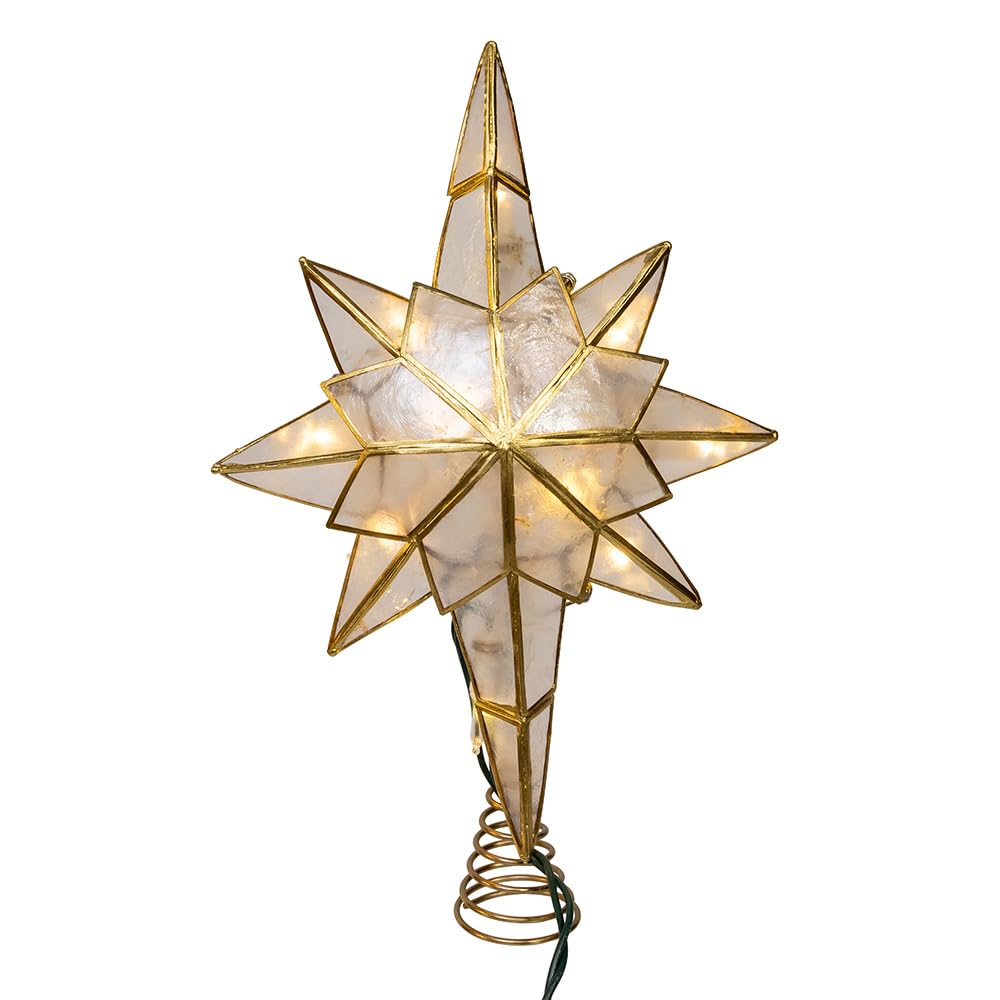 Kurt S. Adler Tree Topper, 10.24 inches, Gold
