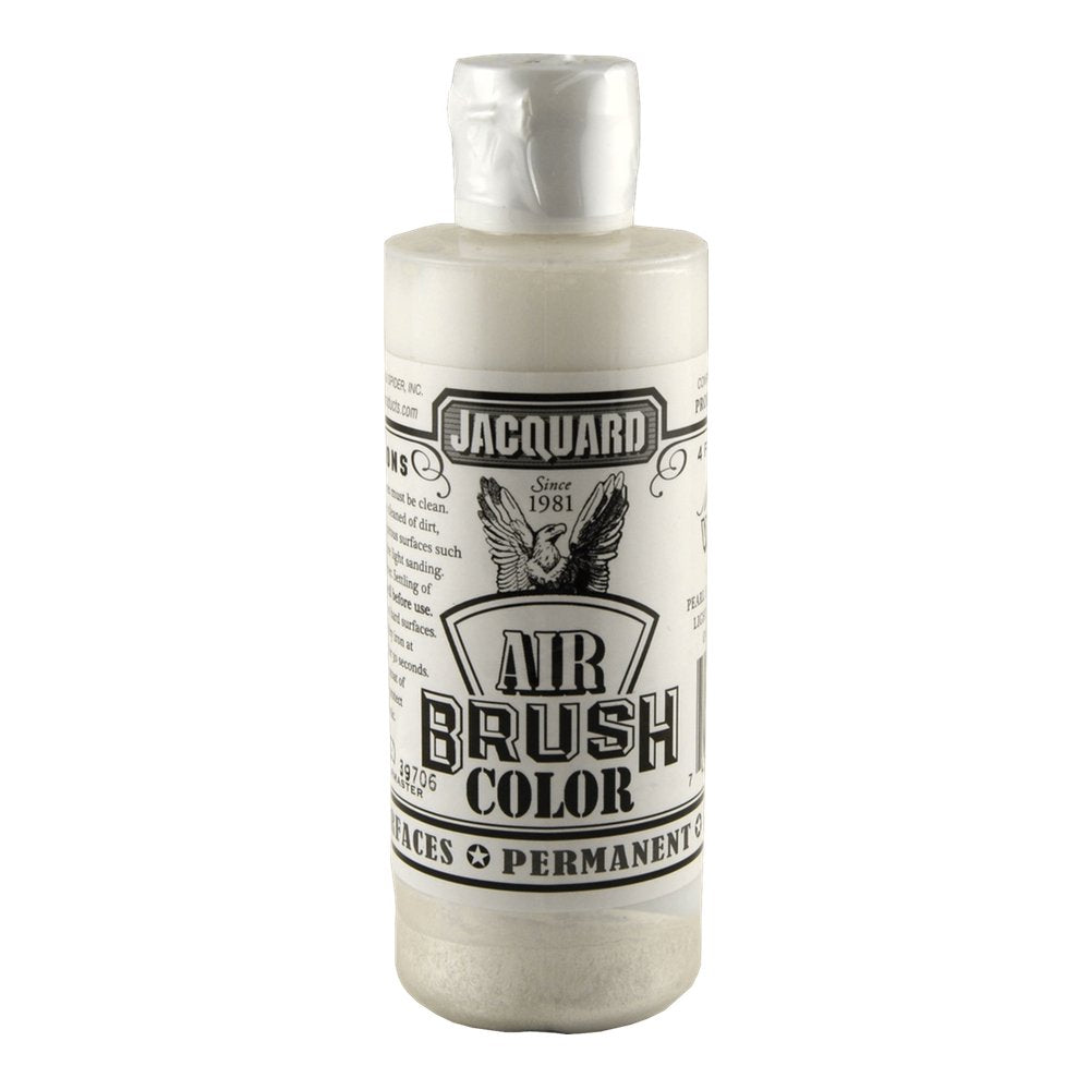 Jacquard Airbrush Color 4Oz Metallic White