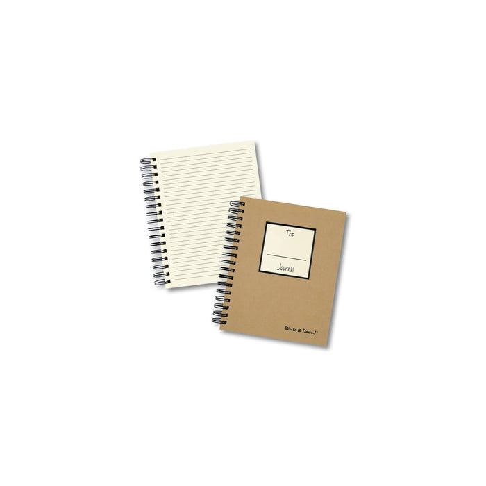 Write it Down Blank Book, Full-size, Kraft Brown