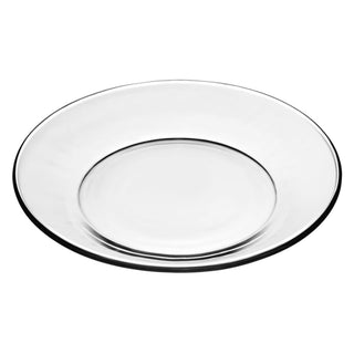 Red Pomegranate Dishware Plate, 7.5", Clear