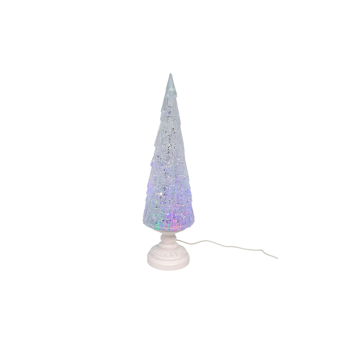 Kurt S. Adler Artificial Tree, 1ft 5in, Iridescent