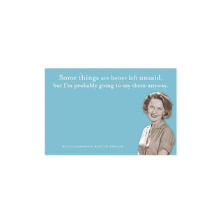 Shannon Martin Design Self Stick Note, 2.875" x 4.375", Sky Blue