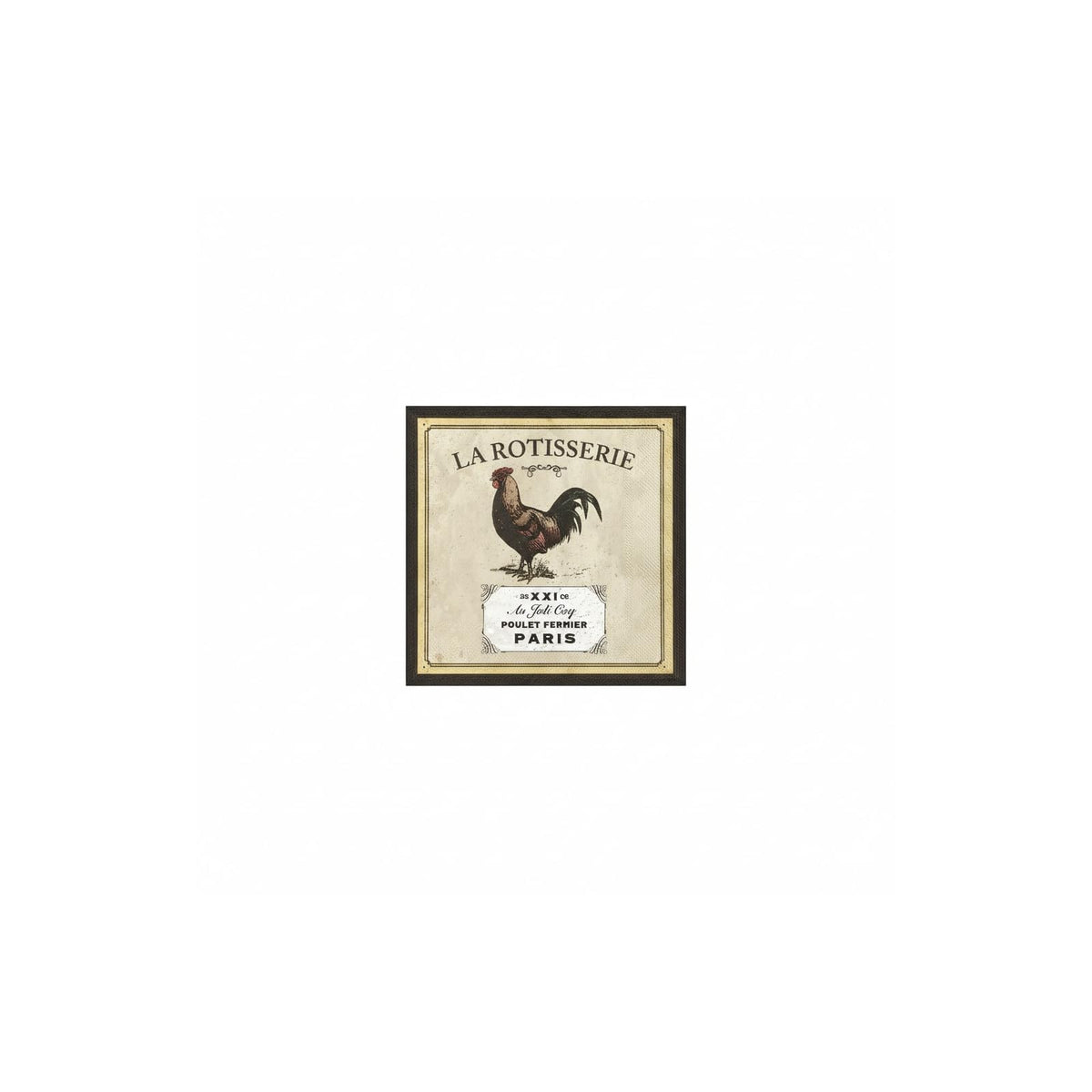 Harman Disposable Napkin, 6.5 x 6.5 inches, Natural