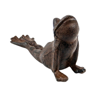 Comfy Hour Frog Door Stop, Cast Iron Yoga Frog Door Stopper, 1 Pc