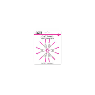 Crafter's Toolkit Hardware Clamp Vise, 2" craft clamps, Pink