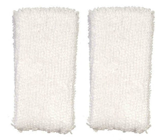 Aztec Imports Dollhouse Miniature Set of 2 White Towels