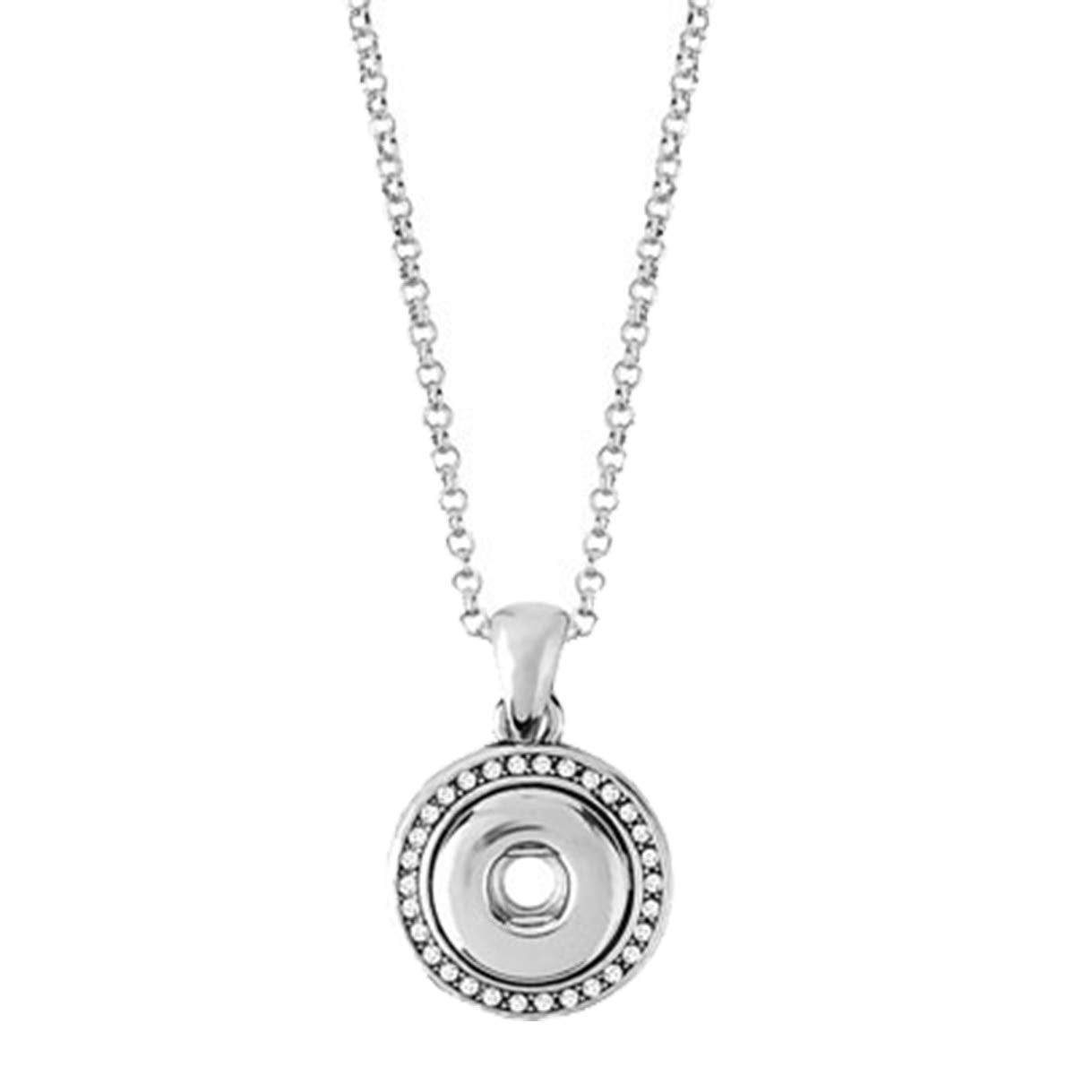 Ginger Snaps Charm, 18 inches, silver