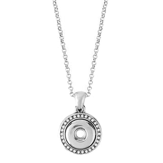 Ginger Snaps Charm, 18 inches, silver
