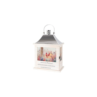 Carson Candle Holder, 12.5" H, White/Gray