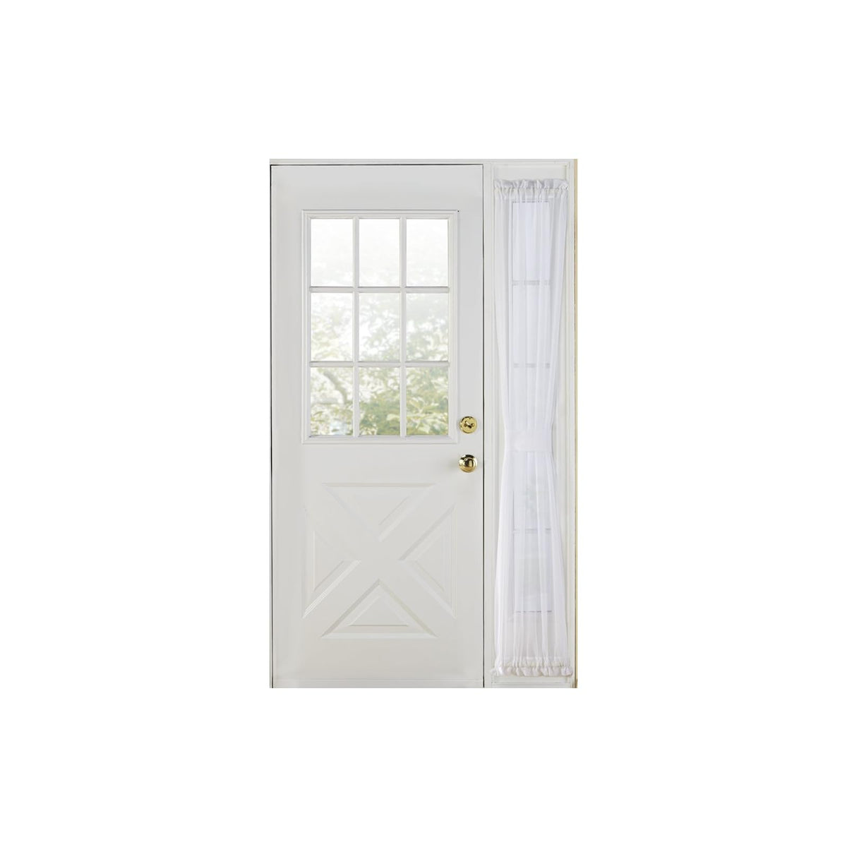 Stylemaster Curtain, 30"W x 40"L (Pack of 1), White
