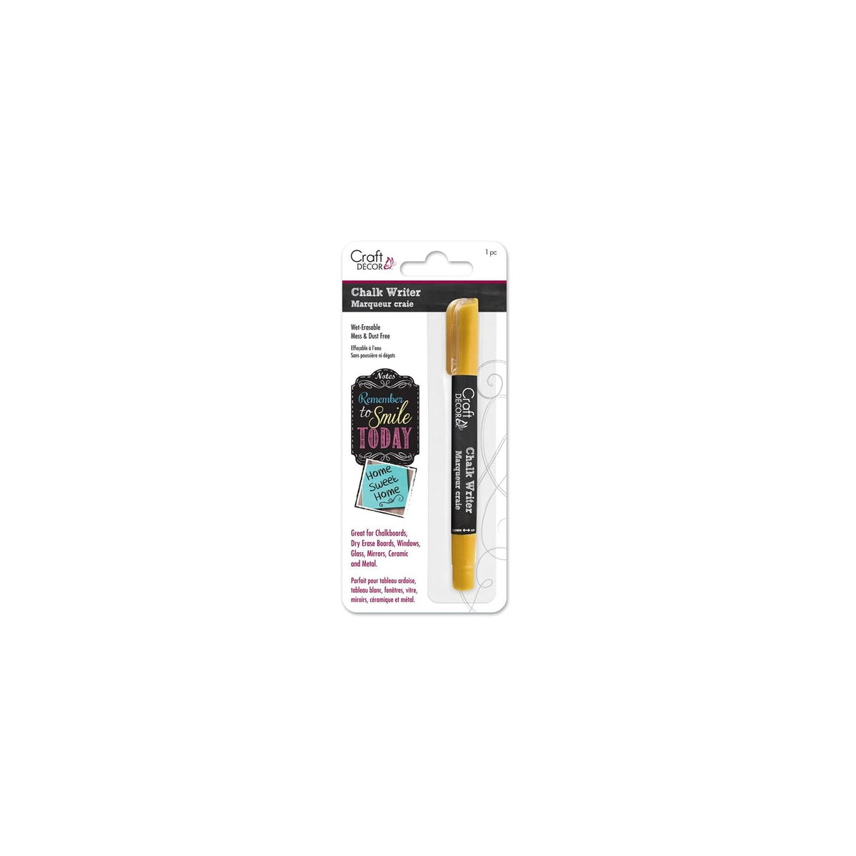 Craft Décor Writing Instrument, Gold, Dry Erase
