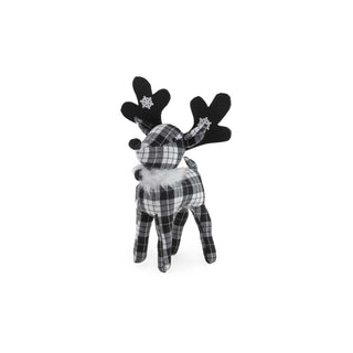 Boston International Home, No Size, Serena the Black & White Plaid Deer
