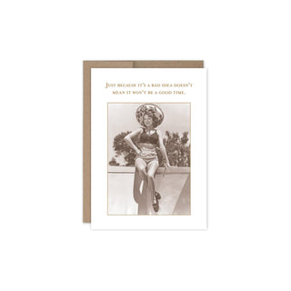 Shannon Martin Design Greeting Card, 4.5 x 6.25, Rich Copper and Sepia Tones