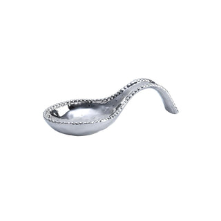 Pampa Bay Spoon Rest, 9.5 x 4, Silver