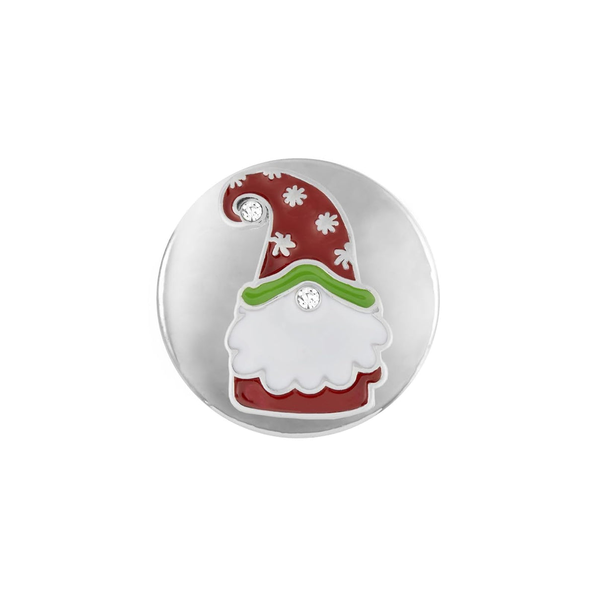 Ginger Snaps Charm, Silver, Clip On