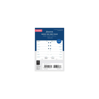 Filofax Planner, Pocket Size, White