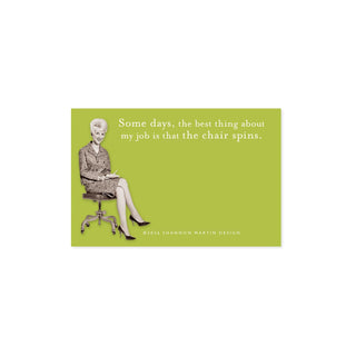 Shannon Martin Design Self Stick Note, 2.875" x 4.375", Olive Green