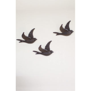 KALALOU Wall Art, 6.5"L x 4.5"W, Dark Grey
