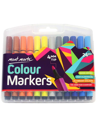 Mont Marte Marking Pen, 1 Count (Pack of 24), Multicolor