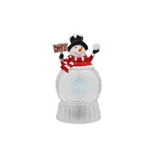 Kurt S. Adler Snow Globe, White, Classic