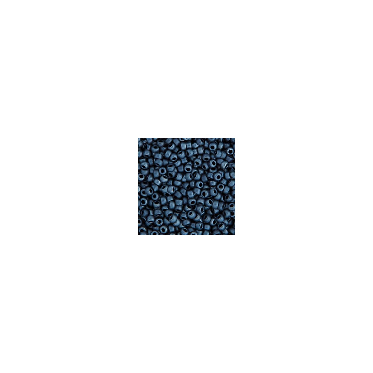 John Bead Craft Bead, Small, Gunmetal Matte Metallic