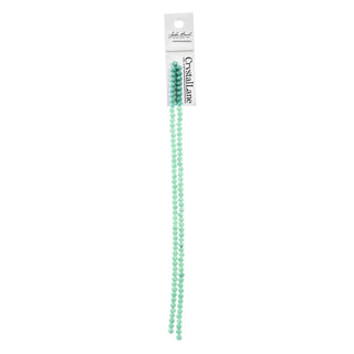 John Bead Craft Bead, 3mm x 4mm, Opaque Turquoise Green