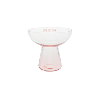 Pavilion Gift Company Drinking Cup, 15 Ounces, Pink, Clear & Gray