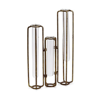 Two's Company Vase, Gold, French