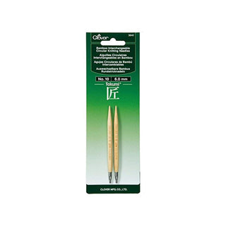 Clover Knitting Needle, 10, Bamboo