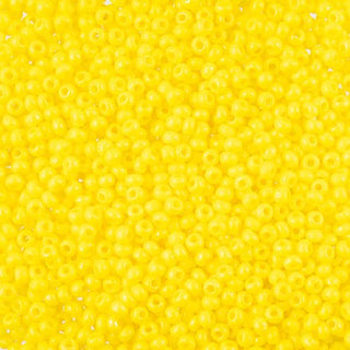 John Bead Czech Glass Seed Beads 10/0 (22g) Terra Intensive Yellow for DIY Jewelry Making Beads