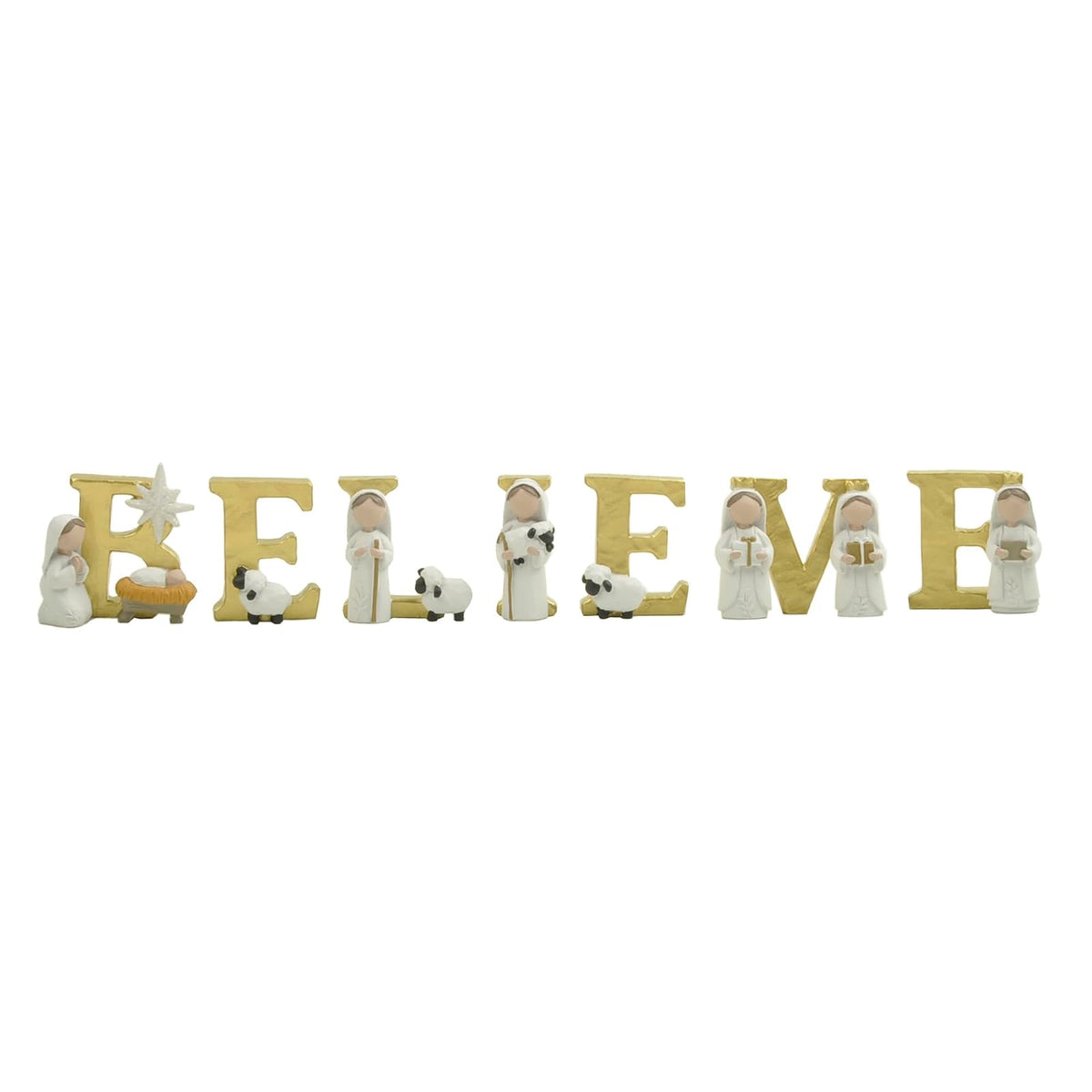 Blossom Bucket Decorative Signage, 2 inches, Gold