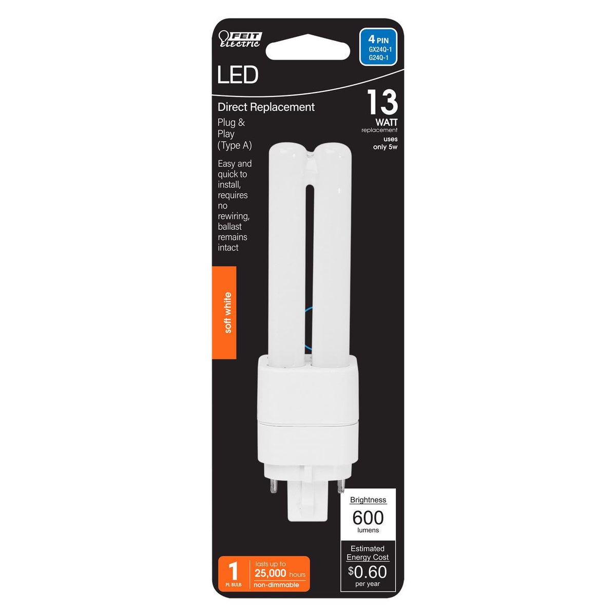 Feit Electric Light Bulb, One Size, No Color