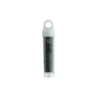 John Bead Craft Bead, Size: 11, Forest Green Opaque Dyed