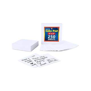 Hygloss Sheet Paper, 5" x 5", 250 Sheets, White