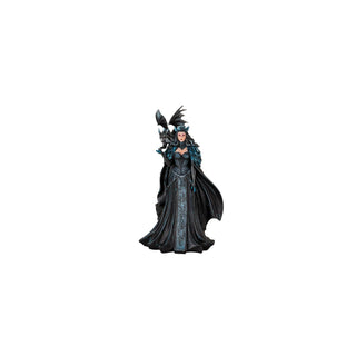 Pacific Giftware Figurine, 13 inches, Black/Teal