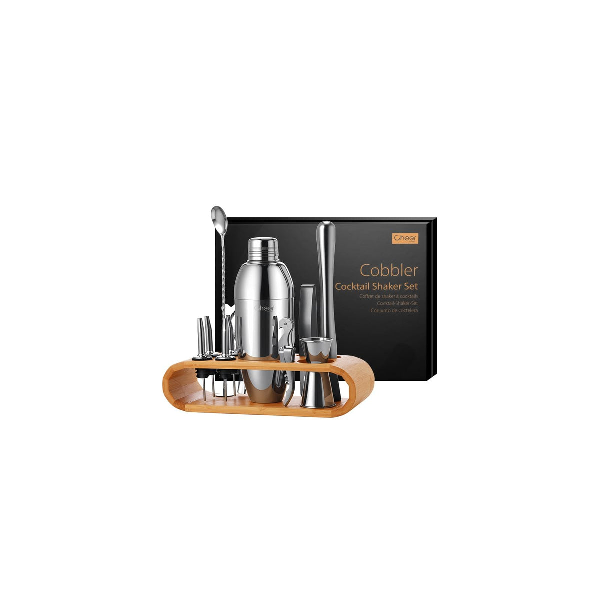 CHEER Bar Tool Set, Silver