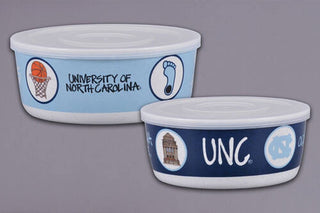 Magnolia Lane University of North Carolina Container, Set of 2, Melamine