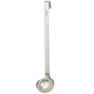 HIC Kitchen Spoon, 13 x 2.625 x 2.625-inches, Holds 2.5-ounces, Stainless Steel