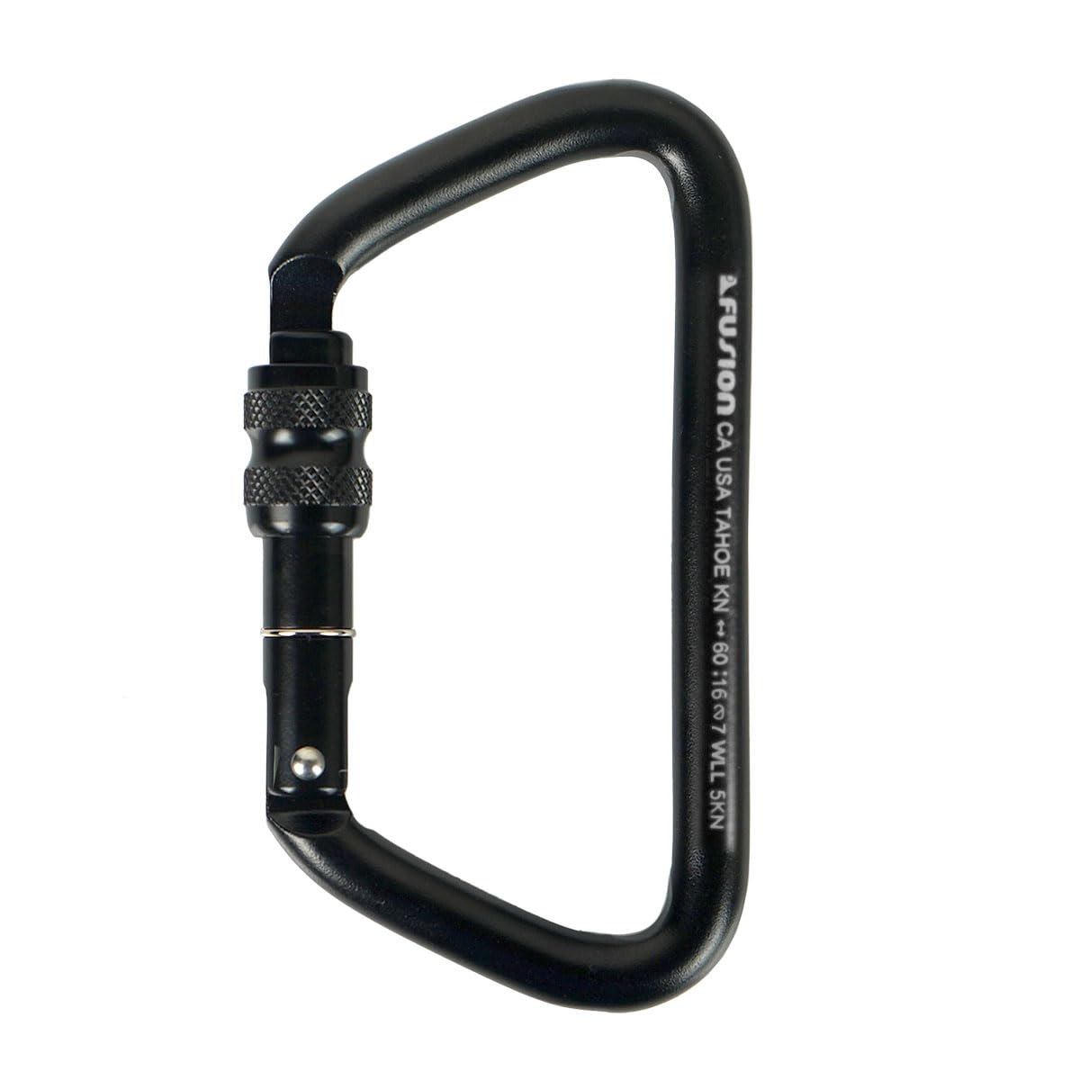 Fusion Carabiner, One Size, Black
