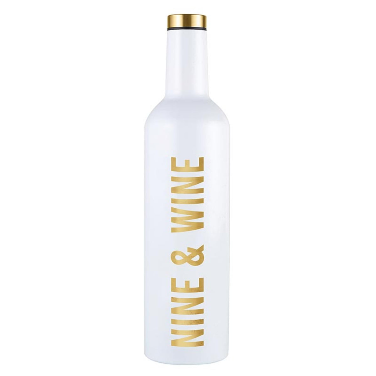 Slant Collections Refillable Stainless Steel Bottle, 25-Ounce, Nine & Wine
