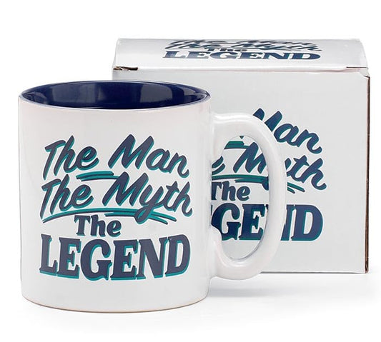 burton+BURTON The Man the Myth the Legend Coffee Mug, 13 Oz, Kitchen Accessories