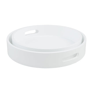 Mud Pie Tray, 15" round, White