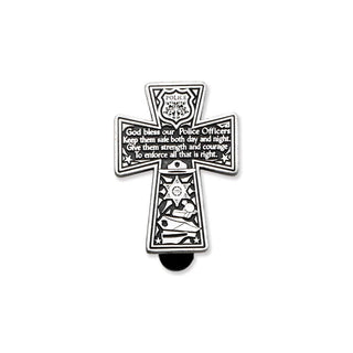 Cathedral Art KVC180 Auto Visor Clip, Policeman's Cross, 2-3/8-Inch